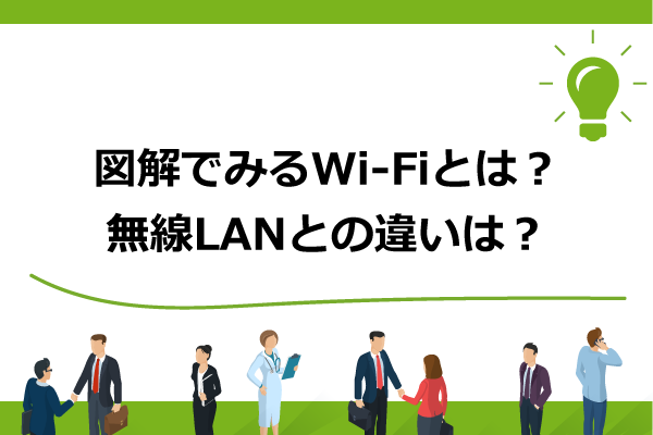 図解でみるWi-Fiとは？無線LANとの違いは？