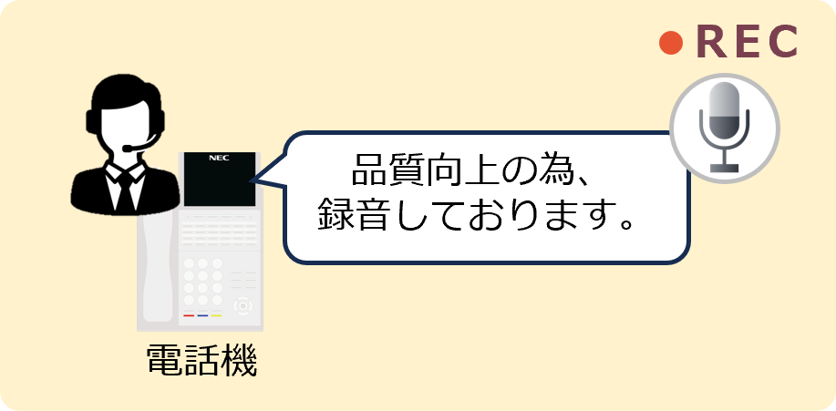 【POINT①】全通話録音機能